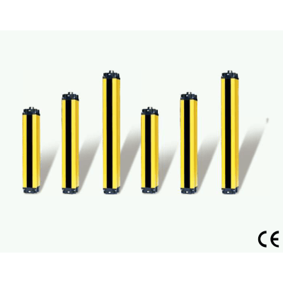 Receptor de Barrera Fotoeléctrica PNP 4 Hilos / Protección de Área 0.5-10 m / Resolución 25 mm / IP65 / Alimentación DC 12-24V / Conector M12 / Respuesta <12 ms
