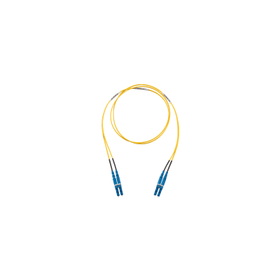 Jumper de Fibra Optica Monomodo 9/125 OS2, LC-LC Duplex, OFNR (Riser), Color Amarillo, 8 Metros