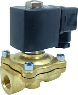 Válvula Solenoide Neumática NTA-YCSM31 / 1/4G / AC230V / 2 Vías / Normalmente Cerrada / Cuerpo Latón / Junta NBR / Presión 0-0.9 MPa / Temperatura -5°C a 80°C