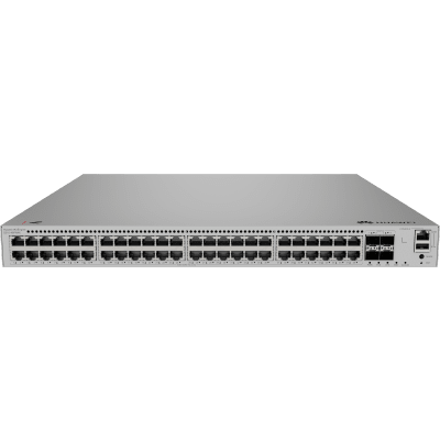 Switch eKit Distribución/Core MultiGigabit PoE+ Capa 3 / 48 puertos PoE+ 2.5 Gbps + 4 SFP+ / iStack / PoE Perpetuo (360 W) / Libre de Licenciamiento - Toer