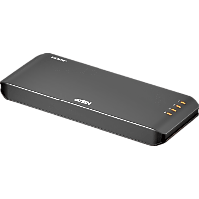 4-Port True 4K HDMI Splitter | 1 Entrada 4 Salidas HDMI | True 4K 3840 x 2160 @ 60Hz 4:4:4 | HDR10+ | HDCP 2.2 | EDID Sync | 18 Gbps | USB-C Alimentación | Plástico