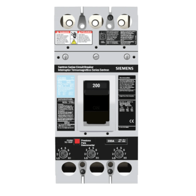 Interruptor Termomagnético 600V 3X200A, Con zapatas principales. - Toer