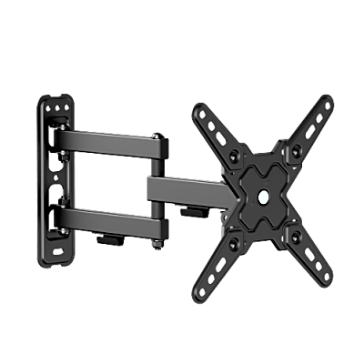 Soporte de Pared Articulado para Pantallas o Monitores | Compatibilidad VESA 75x75 - 200x200 / Hasta 43 Pulgadas | Capacidad Máxima de Carga 20 kg | Fabricado en Acero - Toer
