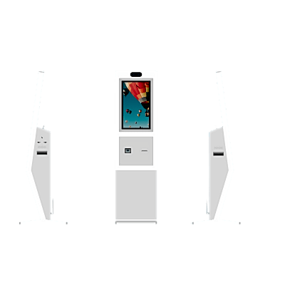 Máquina de Consulta de Estacionamiento/ Pantalla Táctil Capacitiva 21.5" Full HD / Localización de Vehículos / Guía Visual de Rutas / Sistema de Cobro Múltiple / Impresora Térmica / Instalación