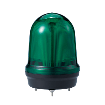 LED con patrones fijo/intermitente, estroboscópico y simulación rotatorio, Color Verde de 12-24 VCD