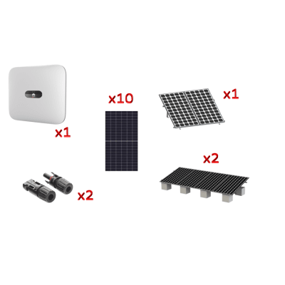 Kit Solar Interconexion  / 6 kW  220Vca / Inversor HUAWEI/ Montaje Incluido - Toer