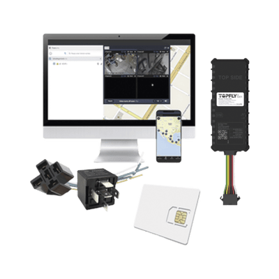 Kit Dispositivo TLW26BL para localización para vehículos / Conectividad 4G LTE y BLE 5.0 / Diferentes tipos de notificaciones / Corte y restablecimiento de energía / Relay + EPCOMGPSCODE + SIM500MB2Y - Toer