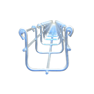 Charola Tipo Malla Línea MallaFils® 50x54 mm para hasta 38 Cables Cat6 / Uso Interior con Acabado EZ / Tramo 3 m - Toer