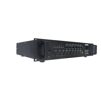 Amplificador | Bluetooth | 6 Canales | 240 W por canal | 1 Zona  | 70/ 100V COM | Montaje en Rack | Musica Ambiental