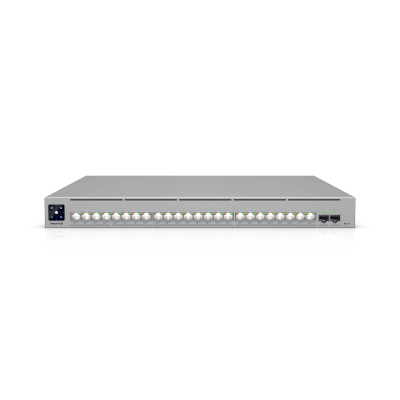 Enterprise Campus 24 PoE, Switch Empresarial Etherlighting™ PoE+++ Capa 3 de 24 Puertos (16 x 10 GbE y 8 x 2.5 GbE)  y 2 Puertos SFP28 de 25 G de Alta Disponibilidad - Toer