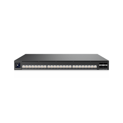 Switch Enterprise Audio/Video EAV-XG-24-PoE / Capa 3 / 24 Puertos 10G PoE+++ (hasta 90W) / 2 Puertos QSFP28 100G / 880 Gbps / Etherlighting