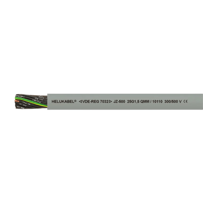 Cable de Control y Conexión PVC 7x14 AWG / 300/500 V AC / Multiconductor 2-100 Cores / 0.5-185 mm² / Flexible -15°C a +80°C / Fijo -40°C a +80°C / Retardante a la Llama / Certificación VDE y EAC