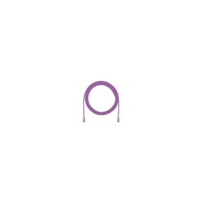 Cable de Parcheo TX6, UTP Cat6, Diámetro Reducido (28AWG), Color Violeta, 8in (20.2cm)