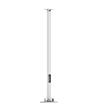Barra de Extensión para Cámaras de Estacionamiento / 800 mm Longitud / SPCC / Salida de Cable / Ajuste de Altura / Hikvision White