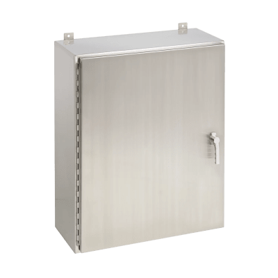 Gabinete de Pared NEMA 4X, Acero Inoxidable 304, Cierre de 3 Puntos, 914 x 914 x 305 mm
