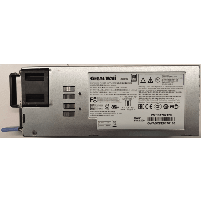 Módulo de Alimentación Redundante / 550 W / CRPS / 100-240 VAC / Protección Sobrecorriente / Compatible Chasis 12 Ranuras