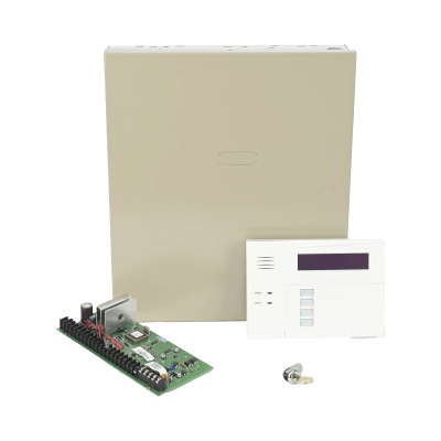 Panel de Control de Alarma VISTA-48LA / 3 Particiones Independientes / 48 Zonas Totales / Carga-Descarga por Internet agregando modulo IPCOM o LTEMPA / Soporte Teclados Gráficos Táctiles / Compatible Serie Inalámbrica 5800