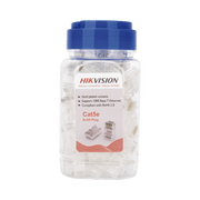 Bote con 100 Piezas de Plug Modular RJ45 / Cat 5e / Chapado en Oro a 15 Micras / Sin Blindaje / Facil Instalación / Uso Interior / Soporta Norma TIA-568B / Cumple con RoHS 2.0 - Toer