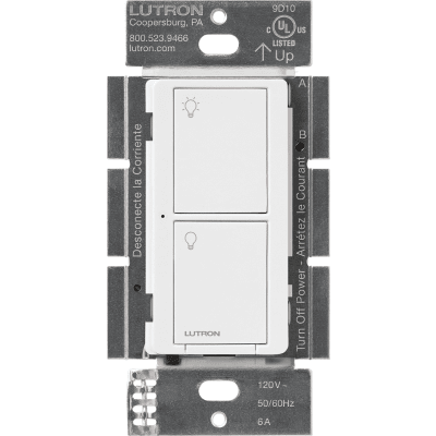(Caseta Wireless) Interruptor Inteligente On/Off, No requiere cable neutro. 5A /120-277V - Toer