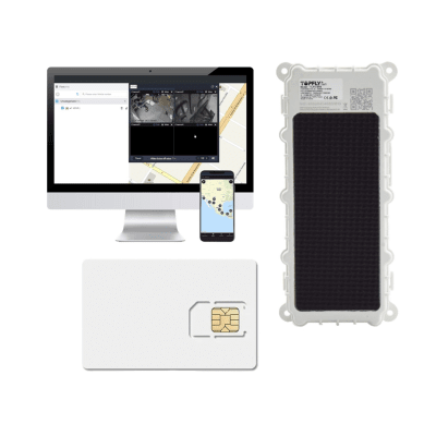 KIT Dispositivo de Seguimiento de Activos / Protección IP67 /  Recargable Li 9600 mAh / LTE Cat-M1/NB-IoT / Tamaño Compacto / Funciona con Energía Solar / + EPCOMGPSANUAL + SIM500MB2Y - Toer