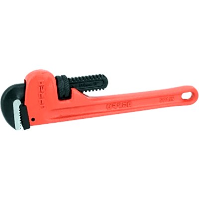 Llave Stilson de 14" / Hierro Maleable / Maneral Ergonómico / Capacidad Máxima de Tubo 2" / Sistema de Quijadas con Resorte / Montura Super Reforzada / Ambas Quijadas Endurecidas.
