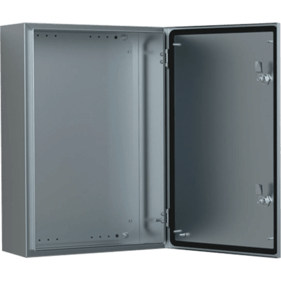 Gabinete de Acero Inoxidable 304L ASR IP66 300x200x150 mm (11.8 x 7.9 x 5.9 in) / 2 Cerraduras / Montaje Placa 2 mm
