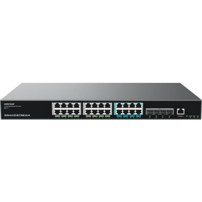 Switch PoE Multigigabit Capa 3 / 24 Puertos Ethernet PoE (16x 1G, 8x 2.5G)/ 4 Puertos SFP+ / PoE++ Dinámico / IPv6 e IPv4 / VLAN Avanzada / QoS / Stacking hasta 4 Dispositivos / Administración Web y CLI