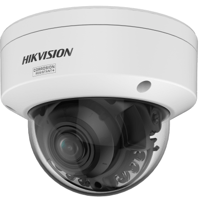 [Dual Light + ColorVu 3.0 + HikAI] Domo IP 4 Megapixel / Lente Mot. 2.8 a 12 mm / 40 mts IR + Luz Blanca / Exterior IP67 / WDR 130 dB / ACUSENSE 3.0 / Metal / NEMA 4X / ACUSEARCH - Toer