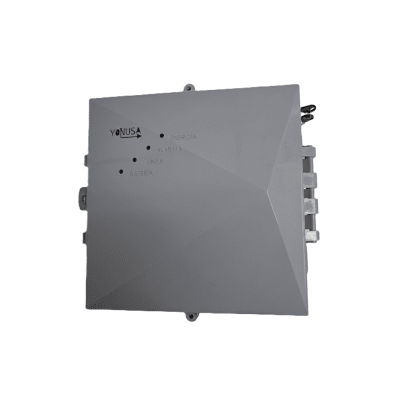 Energizador para Cerco Eléctrico AF-CR / 10,000 Volts / 10,000 Metros Lineales / Alimentación AC 127-220V o Solar / Control Remoto RF 433 MHz / Sistema de Alarma Integrado / Salida Auxiliar 12Vdc 1.5A / Respaldo con Batería Interna 4A - Toer