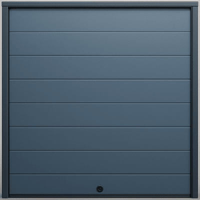 Puerta D / Garage D / Alta Calidad / Linea Central / Color GRIS /  acabdo DELUXE / 9X9 pies / AISLADA / Estilo Americana.