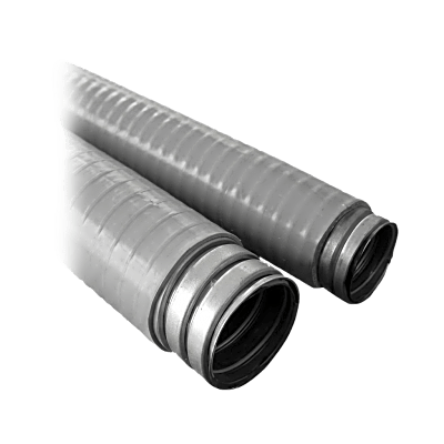 Tubo Flexible tipo Liquidtight de 1/2" (13 mm) / Acero + PVC /  Rollo de 20 Metros.