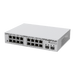 Switch MikroTik con 16 Puertos Gigabit Ethernet / 2 Puertos SFP+ 10G / Filtrado MAC y VLANs / SwOS Configuración Web - Toer
