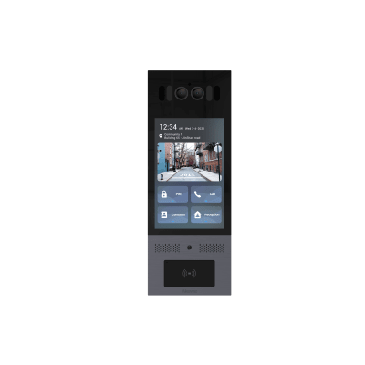 Frente de Calle Antivandálico IK10 / Incluye montaje / Administración 100% en la Nube / Notificación a APP / Llamada Telefónica / ANDROID / SIP / ONVIF /Reconocimiento Facial / QR y PIN para Visitas / IP66 / Bluetooth / NFC - Toer