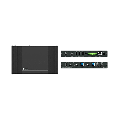 Auto-Switcher | 1 USB-C + 2 HDMI/USB Inputs | HDMI Output | USB 3.2 Switching | 4K@60Hz | HDCP 2.3 | PoE | MegaTOOLS Enclosure