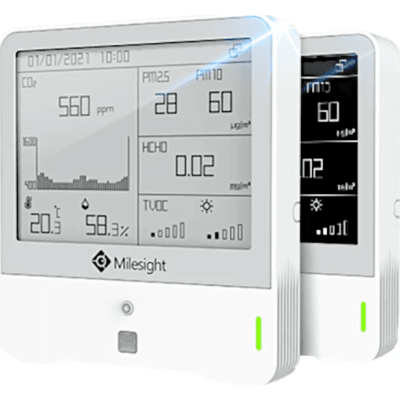Display LoRaWAN con sensor de temperatura, humedad y calidad del aire