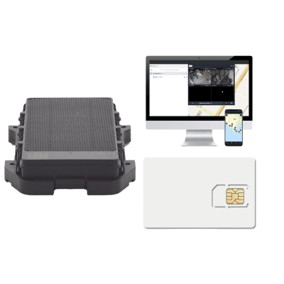 KIT Localizador 4G con carga solar / Semiautónomo / Rastreo de contenedores / Cajas de tráiler / Alarma de sabotaje audible / Incluye Licencia vitalicia EPCOMGPSCODE y SIM de datos SIM500MB2Y - Toer