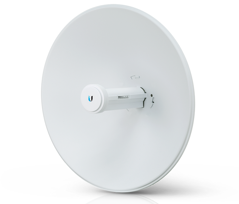 UBIQUITI POWERBEAM AC PBE-5AC-GEN2 - Radio Airmax AC GEN2 de 5.8GHz para exterior con antena integrada de 25 dBi y tecnología MIMO. Potencia de salida de 25 dBm y rendimiento de hasta 450 Mbps
