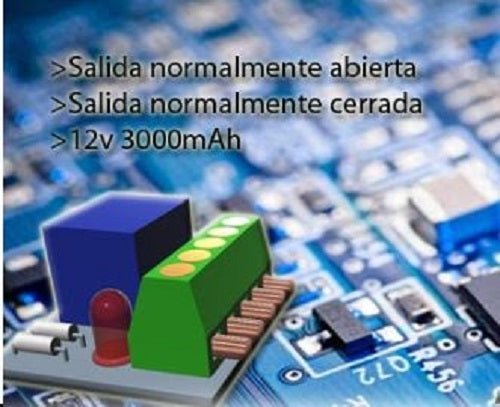YLI PCB502 - Modulo de relevador externo / Para control de acceso / Conexiones NO /  NC /  COM a 12 VDC/