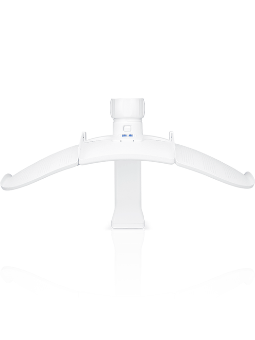 UBIQUITI LiteBeam M5 LBE-M5-23 - Radio (CPE) airMAX M5 operando en 5 GHz (5150 - 5875 MHz) con antena integrada de 23 dBi y potencia de transmisión de 25 dBm. Cuenta con 1 puerto Ethernet (10/100), ofrece un rendimiento de hasta 100 Mbps.