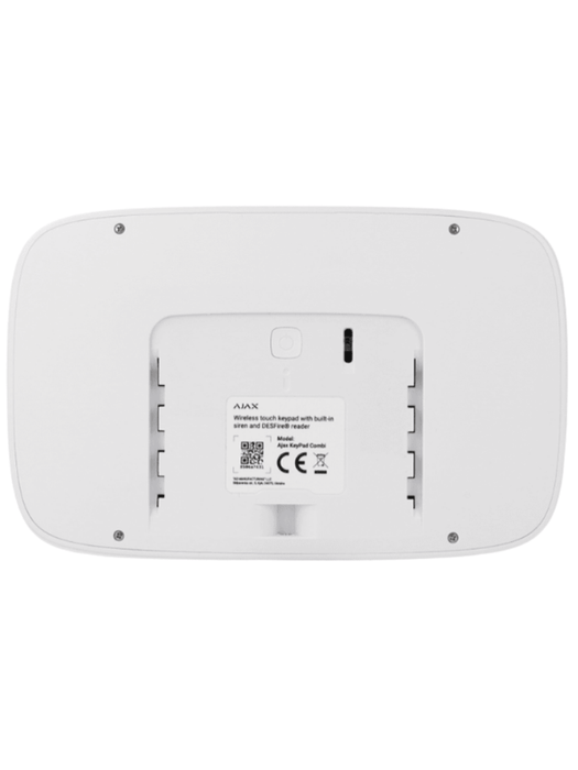 AJAX  KeyPad Combi (9NA) - Teclado táctil inalámbrico con sirena incluida y lector DESFire.