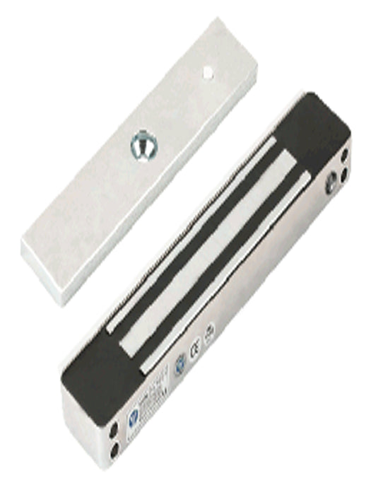 YLI YM180WS - Cerradura Magnética para exterior IP68 / Fuerza de Sujeción 180Kg /350Lb / Voltaje dual / Puertas de madera, vidrio, metálica