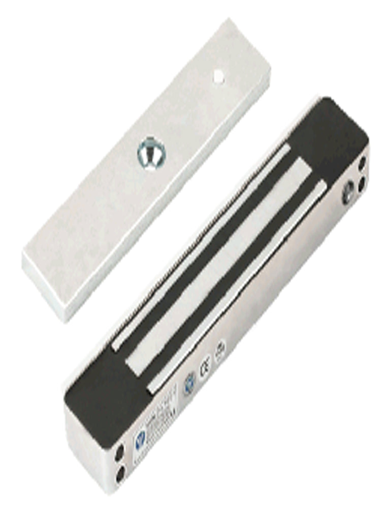 YLI YM180WS - Cerradura Magnética para exterior IP68 / Fuerza de Sujeción 180Kg /350Lb / Voltaje dual / Puertas de madera, vidrio, metálica